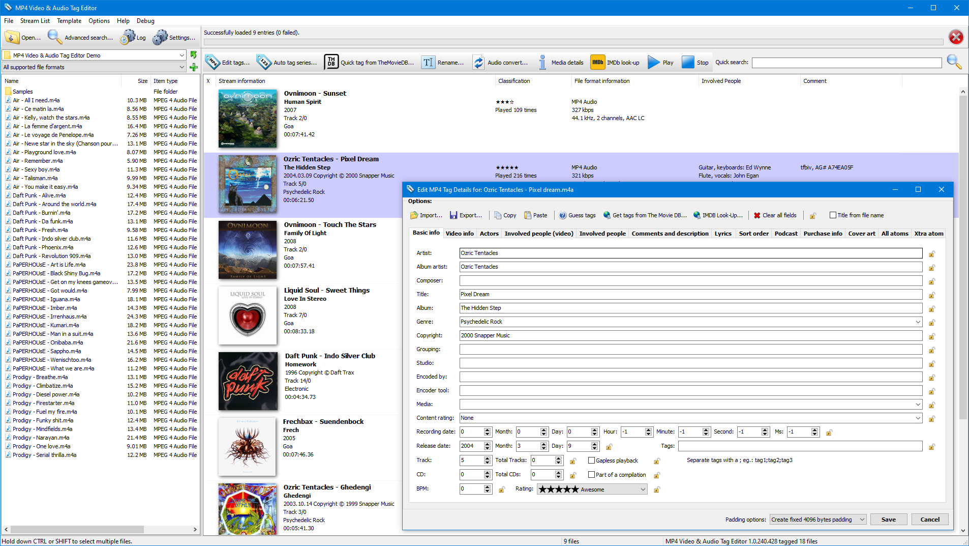 MP4 Video & Audio Tag Editor